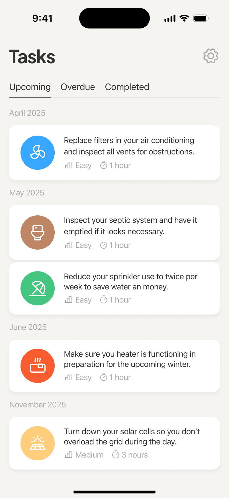 Tasks