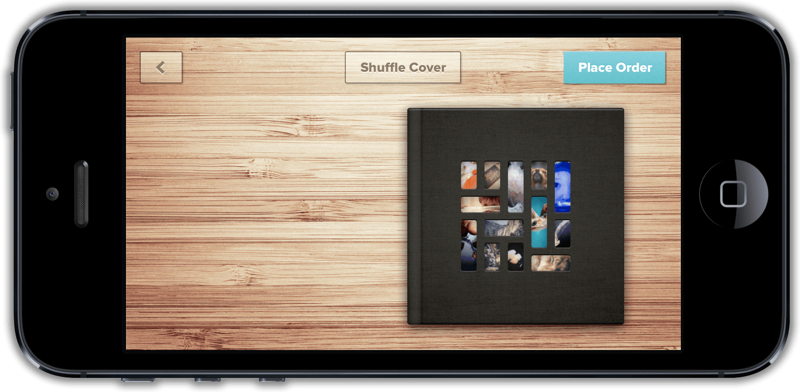 Mosaic cover preview with Shuffle Cover control