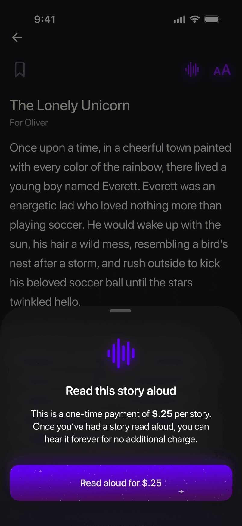 Story read aloud