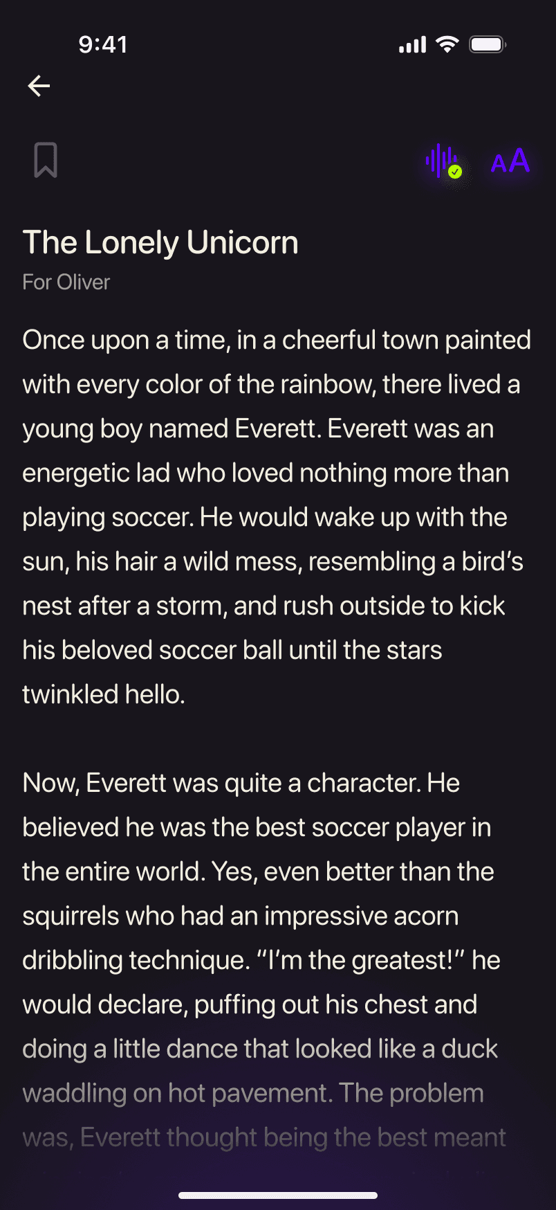 Bedtime story